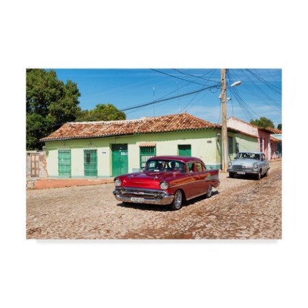 Philippe Hugonnard 'Cuban Taxis' Canvas Art,30x47
